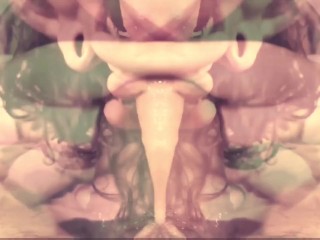 Потрясающая сперма у меня во рту! Жена-шлюшка наслаждается молоком