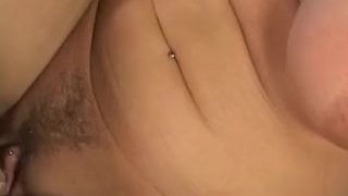 Busty blonde gets to deep throat stiff cock and titty fuck it