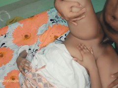 A beautiful girl working, fucking with big stepbrother