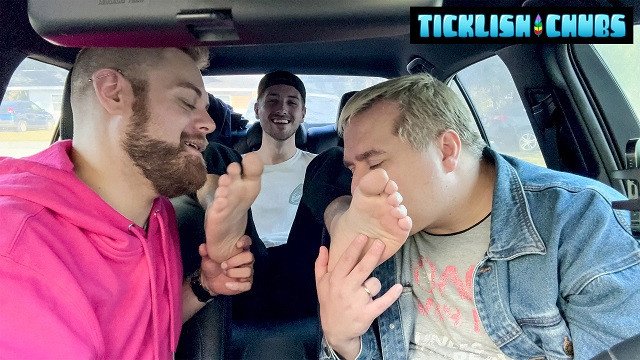 Dimitri Hops In For Some Foot Action With Matt And Ryder