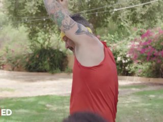 MILFED - Horny Olivia Jayy Catches And Fucks Her Neighbor Ricky Spanish After Her Husband Leaves screenshot number 1