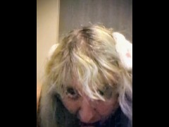 Trans Pet Gives a Sloppy Deepthroat To Dragon Cock