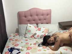 couple of girls record themselves and lick their pussy