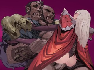 ГОТ-КОЛДУН ТРАХНУТ МОНСТРАМИ - ВСЕ АНИМАЦИИ