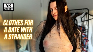 Teen Luna picks out clothes for a date with a Stranger - sexy enough?