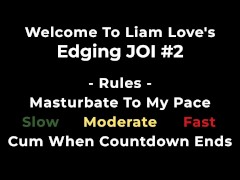 Male Edging JOI - Orgasm Control Instructions With Cum Countdown (Loud Moaning Orgasm) - Screenshot 1 of 16 - Male Edging