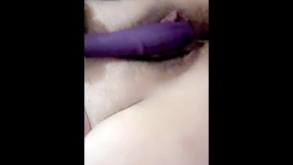 Playing with my husbands cum 💕🥰