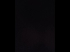 I get stretched and choked in a very dark room. This video horrible but, at least I cum!