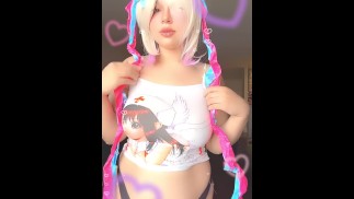 Нуждающийся стример перегружает OMG Angel Kawaii Kangel