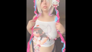 Нуждающийся стример перегружает OMG Angel Kawaii Kangel