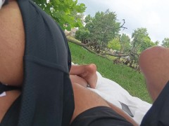 Let him touch my tits while everyone watches