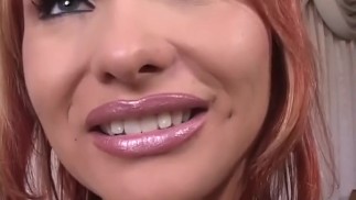 Katja Kassin rides chunky cock