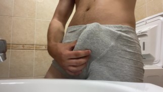 Boy Playing with Dick Until he Cum Vans and Socks