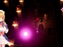 SEXYPRIEST CATGIRL BEING FUCKED BY GOBLINS - fire cauldron