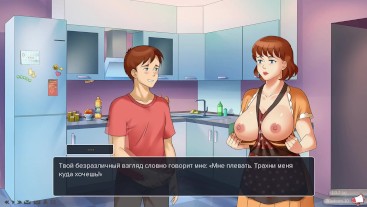 Моя мачеха угостила меня вкусными блинчиками, а потом показала свою сочную грудь