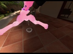 Furry Girl Gets Fucked by a Machine