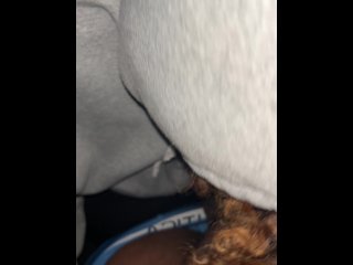 Mixed Girl Sit Down & Suck My Dick On The Roof and Moan On it !!!!!!