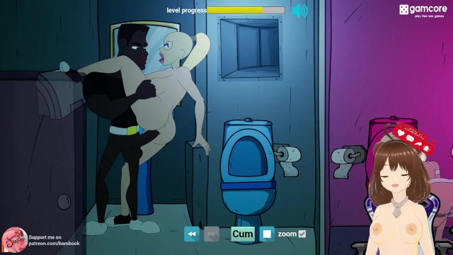 Fuckerman Disco #6 - Anal sex with black guy in bathroom (cheating boyfriend) - Jazziuu - Gameplay