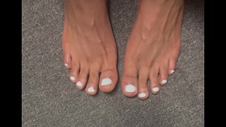 Pretty White Toes