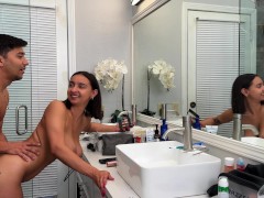 FREE USE my step sis while shes doing her make up - HAILEY ROSE (IG: @HaileyRoseFcks) - Screenshot 9 of 16 - Busty Latina