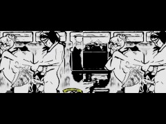 Psychedelic Sauna - Part 2 - Manga Style 2D VR Version