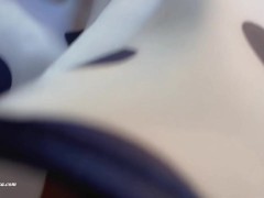 Caught hairy pussy on the bus. Cock under skirt