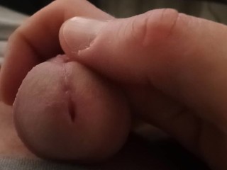 Flaccid Cock Close up Rubbing and Playing around