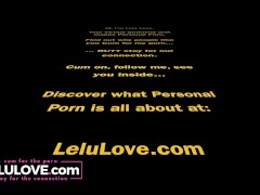 Big tits babe barefoot stretching & yoga w/ behind the scenes chat and striptease - Lelu Love