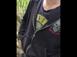 I was walking in the forest and needed to take piss