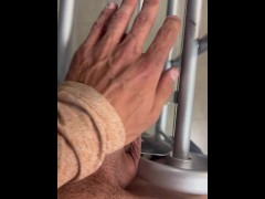 Pressing my Cock on Furniture