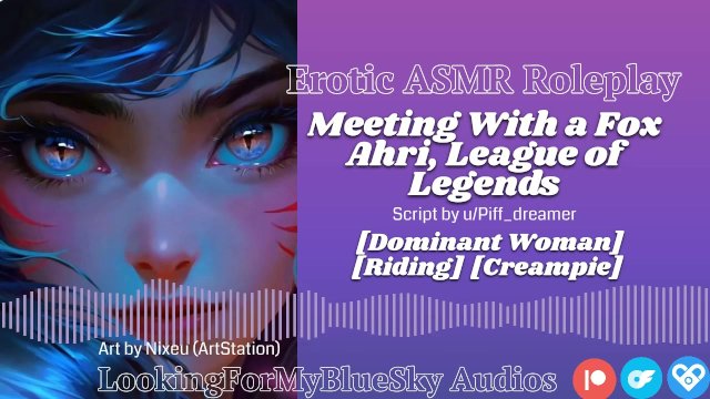 ASMR Roleplay  Meeting With a Fox (Ahri from League of Legends Seduces You)