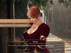 I fucked the queen and saw the hot warrior fingering herself