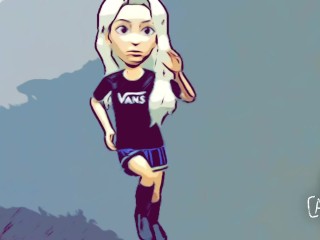 Allison Kat Dance Animated Cartoon