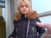 Public Agent - very Cute 19yr Blonde Teen tries her first Big Cock ...