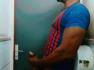 BBC Public Toilet Jerk off