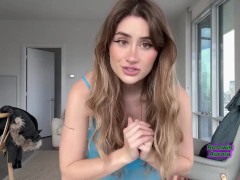 Hot Blonde with Big Tits and Big Ass Tries on Sheer Dress that Emphasizes Her Sexy Slim Thick Body