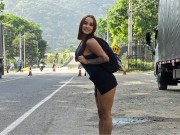 TEEN Model Lose her Car Keys and Pays a STRANGER with a BJ and a ...