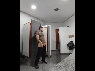 I almost got caught flashing myself in the movie theater bathroom.
