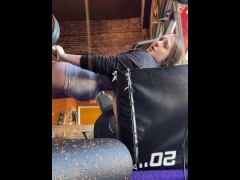 I cannot believe I did this!! I CAME AT THE GYM IN FRONT OF EVERYONE!! I had a huge orgasm