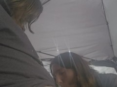 Thursty slut slurps cock - Screenshot 6 of 16 - Blowjob