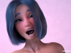 Lucy - New model introduction (Short Looping posing and Giantess Mouth tease)