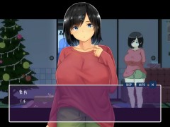 【WINTER-田舎の性活-実況(体験版)】動くドットエロゲー。無表情なムチムチ爆乳娘にゲームや食事しながらエッチなことしてもらう。(ドットアニメーション) 9/16