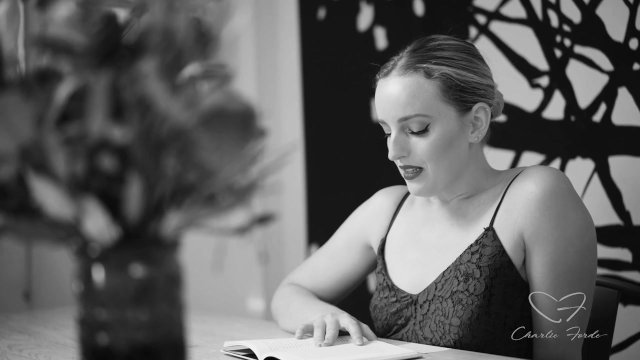 Amber Moore's Erotic Stories Make Charlie Forde Cum Hard!