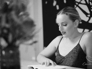 Amber Moore's Erotic Stories Make Charlie Forde Cum Hard!