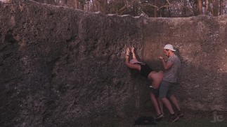 I earned his hot cum fucking him in an old fort