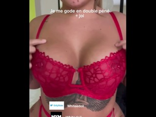 Je me Gode En Double Pénétration + JOI