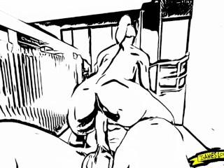 Секс Аэропорт - 2D версия в стиле Manga - Часть 2