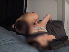 Calling a Japanese slender beautiful woman friend at her home for pussy shooting and personal filmin