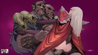 МОЮ ГОТИЧЕСКУЮ ВОЛШЕБНИКУ ТРАХНУЛИ МОНСТРЫ, ВСЯ АНИМАЦИЯ