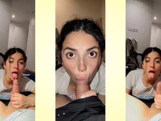 She knows I'm recording her with her Instagram filter FAV - POV VERTICAL